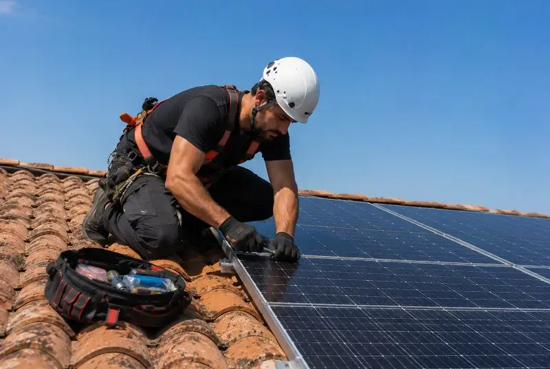 Maintenance et monitoring de panneaux solaires à Montbonnot-Saint-Martin